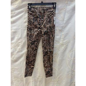 NWT Free People Snakeskin Pants Size 24